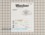 Owner's Manual - Part # 1184727 Mfg Part # 2204618