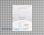 Manual, use & care - Part # 1189455 Mfg Part # 8113P463-60