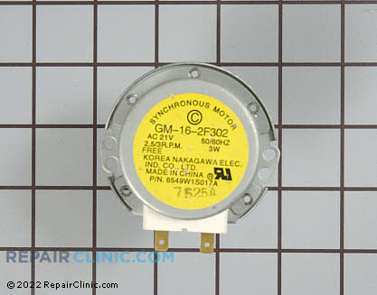 Glass Tray Carousel Motor 6549W1S017A     Main Product View