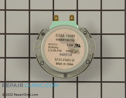 Turntable Motor 6549W1S017C Main Product View