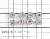 Dishrack Roller and Axle - Part # 1376490 Mfg Part # 8801336-77