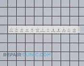 Overlay,console ,white - Part # 1378766 Mfg Part # 154620601