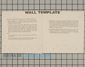 Wall template, pcor30 - Part # 1392152 Mfg Part # 66772