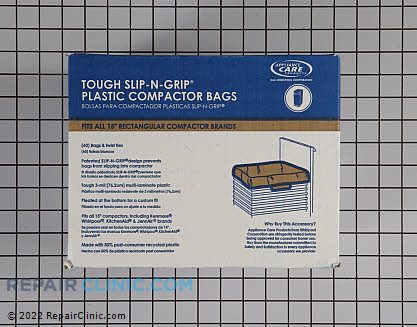 Trash Compactor Bags W10165294RB Main Product View