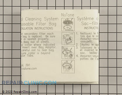 Vacuum Bag 391             Main Product View