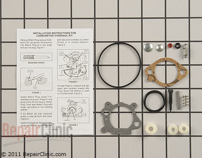 Carburetor Kit 498260          Main Product View