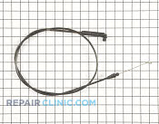 Control Cable - Part # 1606521 Mfg Part # 104-8676