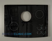 Glass Cooktop - Part # 1608151 Mfg Part # W10239873
