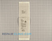 Vacuum Bag - Part # 1609827 Mfg Part # 32062