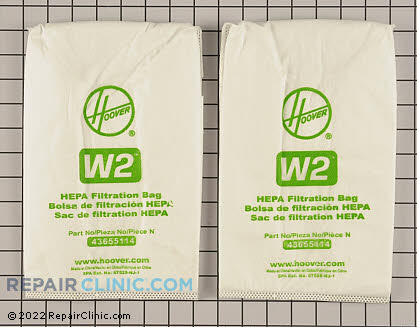Vacuum Bag 401080W2 Main Product View