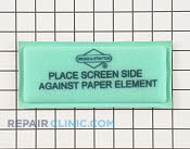 Pre Cleaner - Part # 1611186 Mfg Part # 710268
