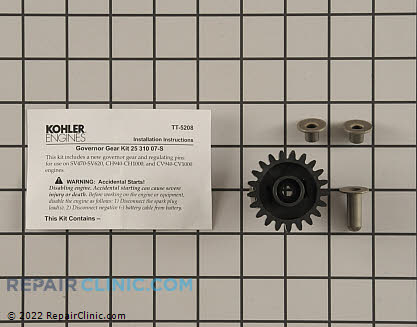 Governor Gear, Kohler Engines Genuine OEM  25 310 07-S