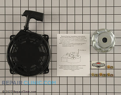 Recoil Starter, Briggs & Stratton Genuine OEM  497598
