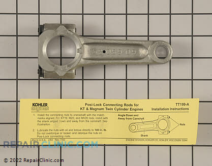Connecting Rod, Kohler Engines Genuine OEM  52 067 68-S