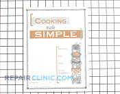 Cooking Guide - Part # 1008961 Mfg Part # 74007136