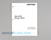 Manual, service - Part # 422609 Mfg Part # 16009722