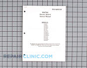 Manual, service - Part # 790944 Mfg Part # 16010191