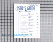 Owner's Manual - Part # 1012575 Mfg Part # 33002695