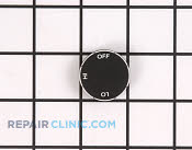 Fan Knob - Part # 1239586 Mfg Part # Y0300581