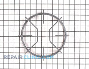 Burner grate-gray - Part # 257918 Mfg Part # WB31K5033