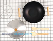 Flat Bottom Wok - Part # 100436 Mfg Part # AO142