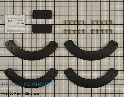 Auger Blade Kit-Rubber 753-04472 Main Product View