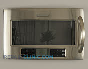 Microwave Oven Door - Part # 1552548 Mfg Part # W10282802