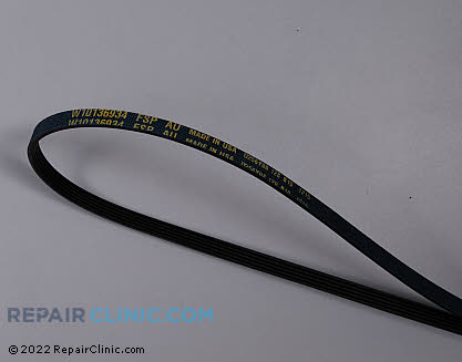 Drive Belt W10136934 Main Product View