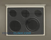 Glass Cooktop - Part # 1415701 Mfg Part # 5706X615-81