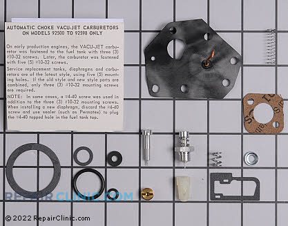 Carburetor, Briggs & Stratton Genuine OEM  494622