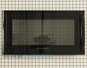 Microwave Oven Door - Part # 1015695 Mfg Part # 5304434315
