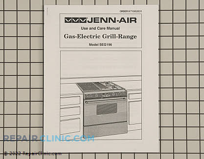 Owner's Manual 71002031 Main Product View