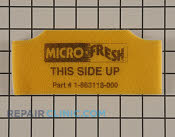 Filter - Part # 1605657 Mfg Part # 1863118000