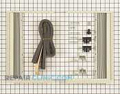 Window Side Curtain and Frame - Part # 1298132 Mfg Part # 3127A20074D