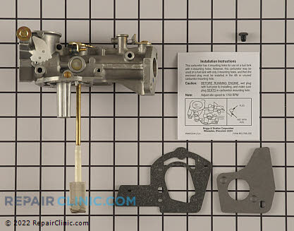 Carburetor, Briggs & Stratton Genuine OEM  499953
