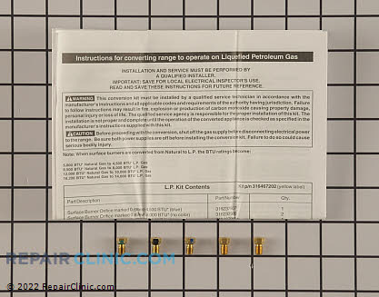Conversion Kit (OEM)  316467202 - $30.50