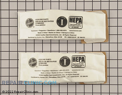 Vacuum Bag AH10005 Main Product View