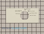 Control  Panel - Part # 419565 Mfg Part # 154348001