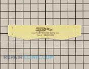Front Panel - Part # 1605658 Mfg Part # 1863122000