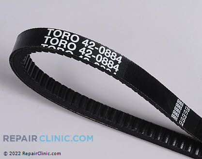 Belt: V-Belt, Toro Genuine OEM  42-0884 - $11.45