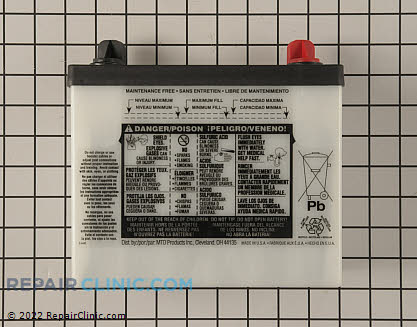 Battery 925-1707D Main Product View