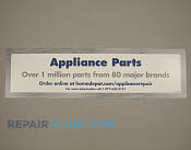 Home Depot Promotional Material - Part # 1461053 Mfg Part # V29A101350E