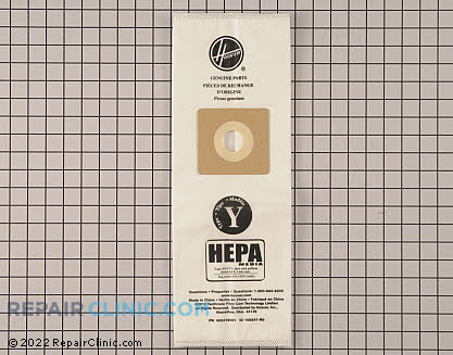 Vacuum Bag 902419001 Main Product View
