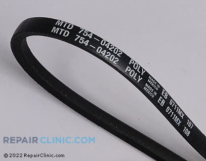 Belt: V-Belt 954-04202 Main Product View