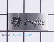Name Plate - Part # 1476484 Mfg Part # WR02X12636