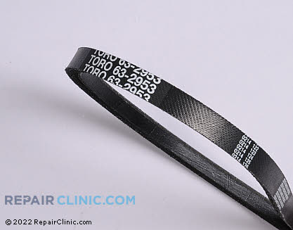 Belt: V-Belt, Toro Genuine OEM  63-2953, 1859638