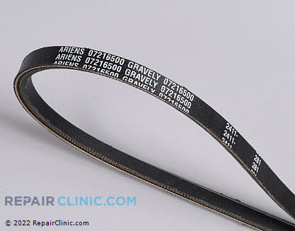 Belt: V-Belt, Ariens Genuine OEM  07216500 - $27.95