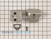 Muffler Assembly - Part # 1995836 Mfg Part # 545006044