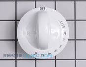 Knob,control ,white - Part # 938012 Mfg Part # 318196145