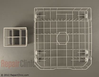 Lower Dishrack Assembly (OEM)  WD28X10324